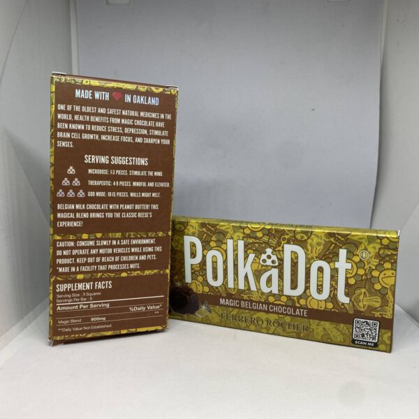 buy PolkaDot Magic Mushroom Chocolate Bar